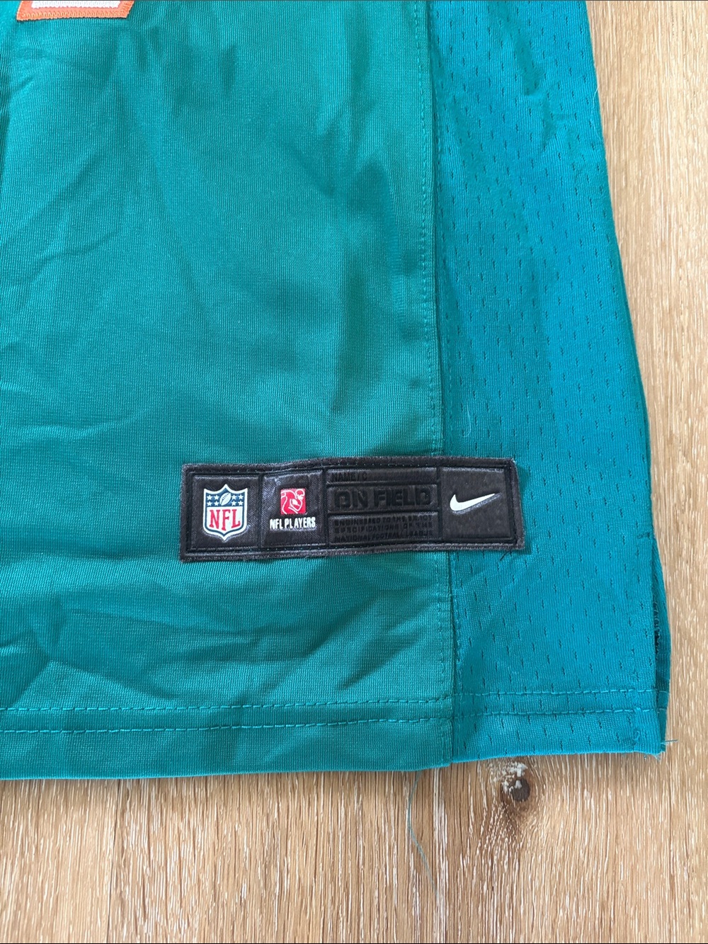 Nike NFL Teal Miami Dolphins Football Jersey - Picture 2 of 7